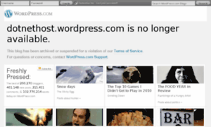 Dotnethost.wordpress.com thumbnail