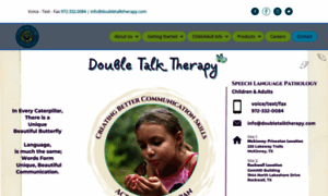 Doubletalktherapy.com thumbnail