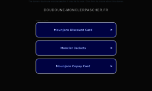 Doudoune-monclerpascher.fr thumbnail