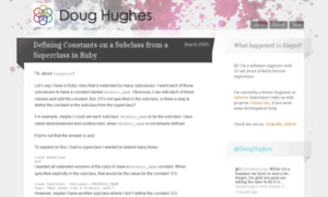 Doughughes.net thumbnail