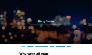 Dougseven.com thumbnail