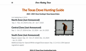 Dovehuntingtexas.com thumbnail