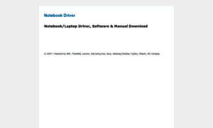 Download.notebook-driver.com thumbnail