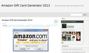 Downloadamazongiftcardgenerator2013.blogspot.com thumbnail