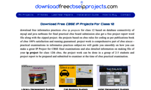 Downloadfreecbseipprojects.com thumbnail