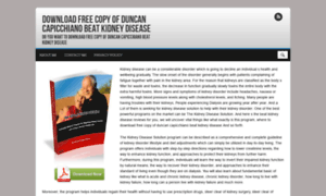 Downloadfreecopyofduncancapicchianobeatkidneydisease.com thumbnail