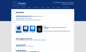 Downloads.wysiwygwebbuilder.com thumbnail