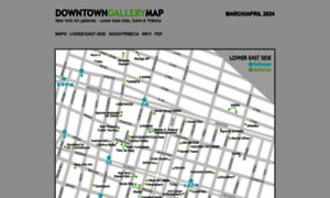 Downtowngallerymap.com thumbnail