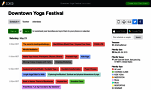 Downtownyogafestival2015.sched.org thumbnail