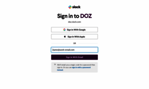 Doz.slack.com thumbnail