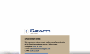 Dr-castets-claire.chirurgiens-dentistes.fr thumbnail