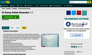 Dr-essay-article-generator.soft112.com thumbnail