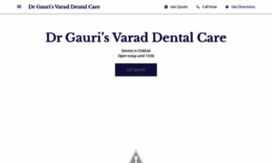 Dr-gauris-varad-dental-care.business.site thumbnail