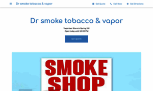 Dr-smoke-tobacco-vapor.business.site thumbnail