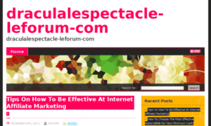 Draculalespectacle-leforum.com thumbnail