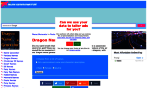 Dragon.namegeneratorfun.com thumbnail