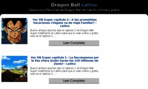 Dragonball-latino.com thumbnail