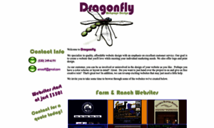 Dragonflywebpagedesign.com thumbnail