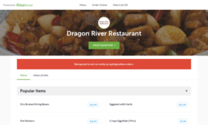 Dragonriverrestaurantca.com thumbnail