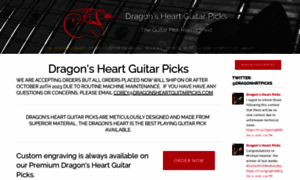 Dragonsheartguitarpicks.com thumbnail