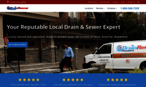 Drainrescueplumbers.com thumbnail