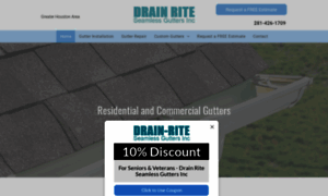 Drainriteseamlessgutters.com thumbnail