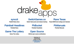 Drakeapps.com thumbnail