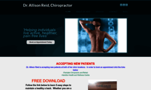 Drallisonreidchiropractor.com thumbnail