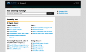 Drdispatch.freshdesk.com thumbnail
