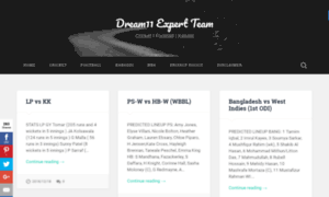 Dream11expertteams.com thumbnail