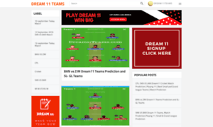Dream11teams.com thumbnail