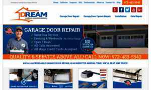 Dreamgaragedoordallas.com thumbnail