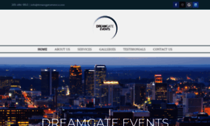 Dreamgateevents.com thumbnail