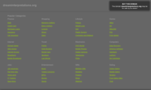 Dreaminterpretations.org thumbnail