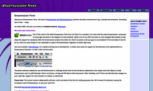 Dreamweaverfever.com thumbnail