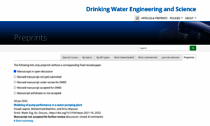 Drink-water-eng-sci-discuss.net thumbnail