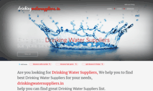 Drinkingwatersuppliers.in thumbnail