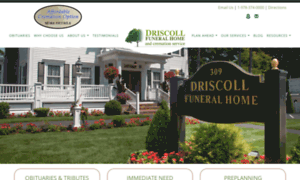 Driscollfuneralhome.com thumbnail