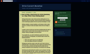 Driveconvertmonetize.blogspot.com thumbnail