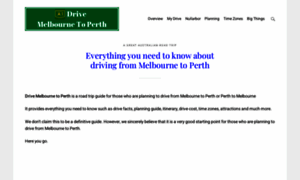 Drivemelbournetoperth.com.au thumbnail