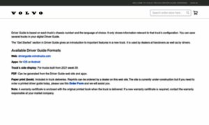 Driverguide-ordering.volvotrucks.com thumbnail