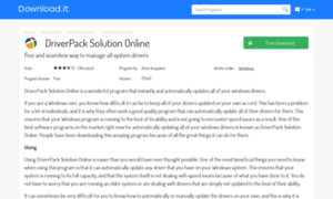 Driverpack-solution-online.jaleco.com thumbnail