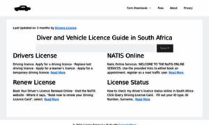 Driverslicenserenewals.co.za thumbnail