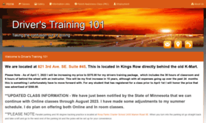 Driverstraining101.com thumbnail