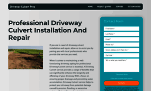 Drivewayculvertpros.com thumbnail