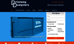 Drivewaydumpsters.com thumbnail