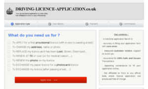 Driving-licence-application.co.uk thumbnail