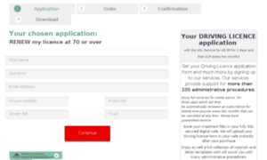 Driving-licence-application.supp-admin.com thumbnail