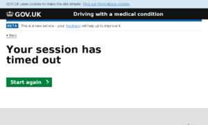 Driving-medical-condition.service.gov.uk thumbnail