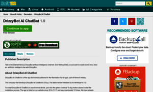 Drizzybot-ai-chatbot.soft112.com thumbnail